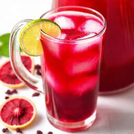 Agua de Jamaica (Hibiscus Iced Tea)