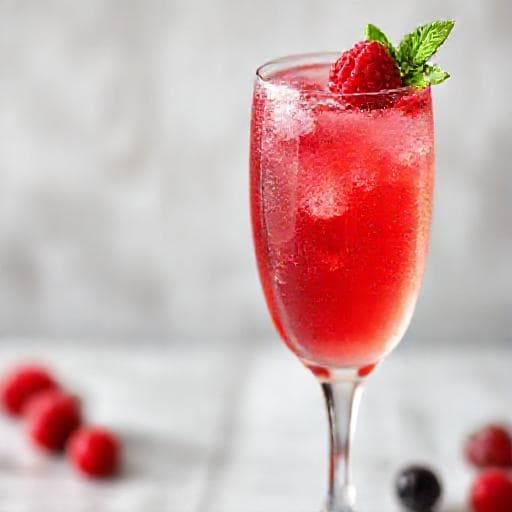 Sparkling Shirley Temple with a Twist