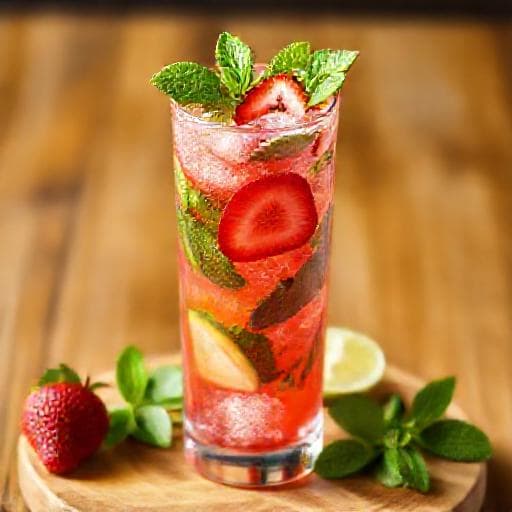 Strawberry Virgin Mojito